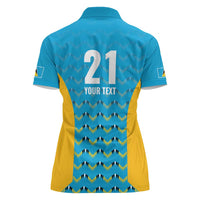 Custom Caribbean Cricket Saint Lucia Women Polo Shirt Glory is Ours Kings Rule 2025 - Wonder Print Shop