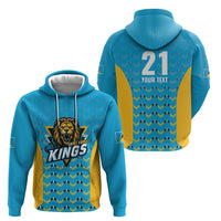 Custom Caribbean Cricket Saint Lucia Zip Hoodie Glory is Ours Kings Rule 2025 - Wonder Print Shop