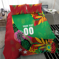 Custom Caribbean Cricket St Kitts and Nevis Bedding Set Patriots Reign 2025 - Wonder Print Shop