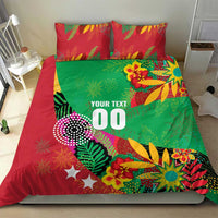 Custom Caribbean Cricket St Kitts and Nevis Bedding Set Patriots Reign 2025 - Wonder Print Shop