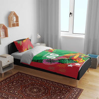 Custom Caribbean Cricket St Kitts and Nevis Bedding Set Patriots Reign 2025 - Wonder Print Shop