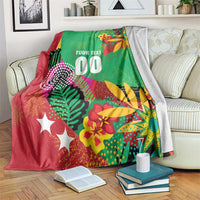 Custom Caribbean Cricket St Kitts and Nevis Blanket Patriots Reign 2025 - Wonder Print Shop