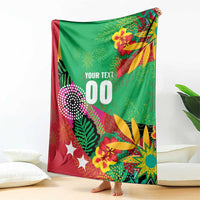 Custom Caribbean Cricket St Kitts and Nevis Blanket Patriots Reign 2025 - Wonder Print Shop