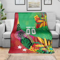 Custom Caribbean Cricket St Kitts and Nevis Blanket Patriots Reign 2025 - Wonder Print Shop