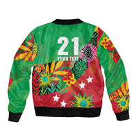 Custom Caribbean Cricket St Kitts and Nevis Bomber Jacket Patriots Reign 2025 - Wonder Print Shop