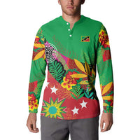 Custom Caribbean Cricket St Kitts and Nevis Button Sweatshirt Patriots Reign 2025 - Wonder Print Shop