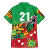 Custom Caribbean Cricket St Kitts and Nevis Family Matching Mermaid Dress and Hawaiian Shirt Patriots Reign 2025 - Wonder Print Shop