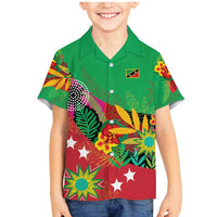 Custom Caribbean Cricket St Kitts and Nevis Family Matching Mermaid Dress and Hawaiian Shirt Patriots Reign 2025 - Wonder Print Shop