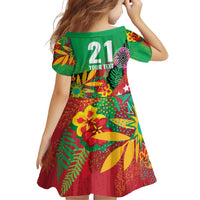 Custom Caribbean Cricket St Kitts and Nevis Family Matching Puletasi and Hawaiian Shirt Patriots Reign 2025 - Wonder Print Shop