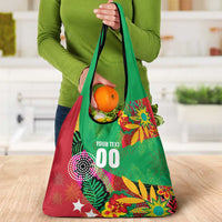 Custom Caribbean Cricket St Kitts and Nevis Grocery Bag Patriots Reign 2025 - Wonder Print Shop