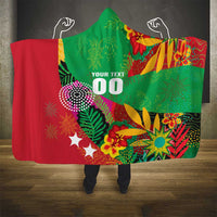 Custom Caribbean Cricket St Kitts and Nevis Hooded Blanket Patriots Reign 2025 - Wonder Print Shop