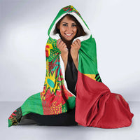Custom Caribbean Cricket St Kitts and Nevis Hooded Blanket Patriots Reign 2025 - Wonder Print Shop