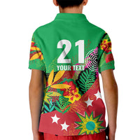 Custom Caribbean Cricket St Kitts and Nevis Kid Polo Shirt Patriots Reign 2025 - Wonder Print Shop