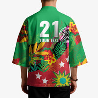 Custom Caribbean Cricket St Kitts and Nevis Kimono Patriots Reign 2025 - Wonder Print Shop
