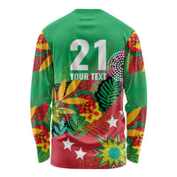 Custom Caribbean Cricket St Kitts and Nevis Long Sleeve Shirt Patriots Reign 2025 - Wonder Print Shop