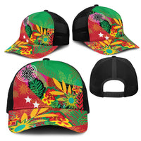 Caribbean Cricket St Kitts and Nevis Mesh Trucker Cap Patriots Reign 2025 - Wonder Print Shop