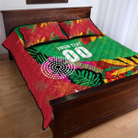 Custom Caribbean Cricket St Kitts and Nevis Quilt Bed Set Patriots Reign 2025 - Wonder Print Shop