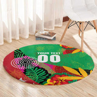 Custom Caribbean Cricket St Kitts and Nevis Round Carpet Patriots Reign 2025 - Wonder Print Shop