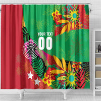 Custom Caribbean Cricket St Kitts and Nevis Shower Curtain Patriots Reign 2025 - Wonder Print Shop