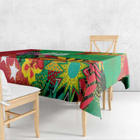 Custom Caribbean Cricket St Kitts and Nevis Tablecloth Patriots Reign 2025 - Wonder Print Shop
