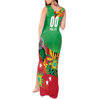Custom Caribbean Cricket St Kitts and Nevis Tank Maxi Dress Patriots Reign 2025 - Wonder Print Shop