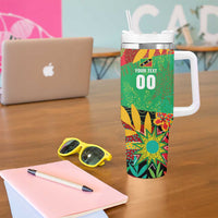 Custom Caribbean Cricket St Kitts and Nevis Tumbler With Handle Patriots Reign 2025 - Wonder Print Shop