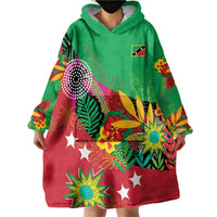 Custom Caribbean Cricket St Kitts and Nevis Wearable Blanket Hoodie Patriots Reign 2025 - Wonder Print Shop