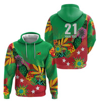Custom Caribbean Cricket St Kitts and Nevis Zip Hoodie Patriots Reign 2025 - Wonder Print Shop