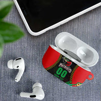 Custom Caribbean Cricket St Kitts and Nevis AirPods Case Two Islands One Fire Patriots Crown 2025 - Black - Wonder Print Shop