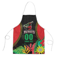 Custom Caribbean Cricket St Kitts and Nevis Apron Two Islands One Fire Patriots Crown 2025 - Black - Wonder Print Shop