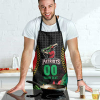 Custom Caribbean Cricket St Kitts and Nevis Apron Two Islands One Fire Patriots Crown 2025 - Black - Wonder Print Shop