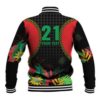 Custom Caribbean Cricket St Kitts and Nevis Baseball Jacket Two Islands One Fire Patriots Crown 2025 - Black - Wonder Print Shop