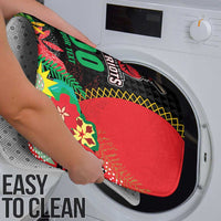 Custom Caribbean Cricket St Kitts and Nevis Bathroom Set Two Islands One Fire Patriots Crown 2025 - Black - Wonder Print Shop