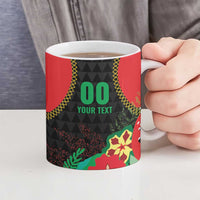 Custom Caribbean Cricket St Kitts and Nevis Ceramic Mug Two Islands One Fire Patriots Crown 2025 - Black - Wonder Print Shop