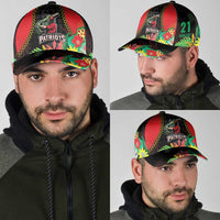 Custom Caribbean Cricket St Kitts and Nevis Classic Cap Two Islands One Fire Patriots Crown 2025 - Black - Wonder Print Shop