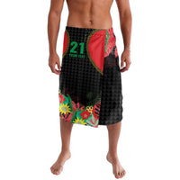 Custom Caribbean Cricket St Kitts and Nevis Lavalava Two Islands One Fire Patriots Crown 2025 - Black - Wonder Print Shop