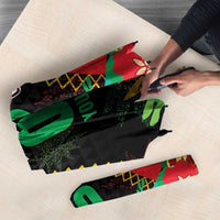 Custom Caribbean Cricket St Kitts and Nevis Umbrella Two Islands One Fire Patriots Crown 2025 - Black - Wonder Print Shop