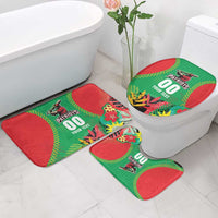 Custom Caribbean Cricket St Kitts and Nevis Bathroom Set Two Islands One Fire Patriots Crown 2025 - Green - Wonder Print Shop