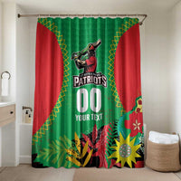 Custom Caribbean Cricket St Kitts and Nevis Bathroom Set Two Islands One Fire Patriots Crown 2025 - Green - Wonder Print Shop