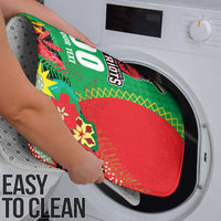 Custom Caribbean Cricket St Kitts and Nevis Bathroom Set Two Islands One Fire Patriots Crown 2025 - Green - Wonder Print Shop