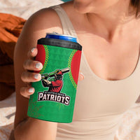 Custom Caribbean Cricket St Kitts and Nevis 4 in 1 Can Cooler Tumbler Two Islands One Fire Patriots Crown 2025 - Green - Wonder Print Shop