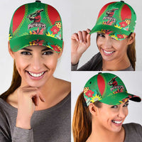 Custom Caribbean Cricket St Kitts and Nevis Classic Cap Two Islands One Fire Patriots Crown 2025 - Green - Wonder Print Shop