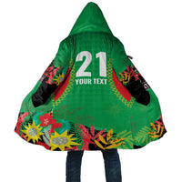 Custom Caribbean Cricket St Kitts and Nevis Cloak Two Islands One Fire Patriots Crown 2025 - Green - Wonder Print Shop