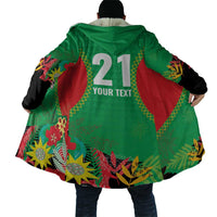 Custom Caribbean Cricket St Kitts and Nevis Cloak Two Islands One Fire Patriots Crown 2025 - Green - Wonder Print Shop