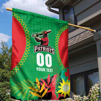 Custom Caribbean Cricket St Kitts and Nevis Garden Flag Two Islands One Fire Patriots Crown 2025 - Green - Wonder Print Shop
