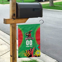 Custom Caribbean Cricket St Kitts and Nevis Garden Flag Two Islands One Fire Patriots Crown 2025 - Green - Wonder Print Shop