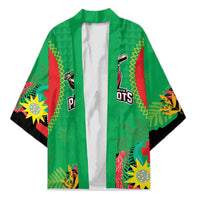Custom Caribbean Cricket St Kitts and Nevis Kimono Two Islands One Fire Patriots Crown 2025 - Green - Wonder Print Shop