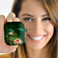 Custom Women’s Cricket Guyana Floral Series AirPods Case Victoria Amazonica Giant Water Lily