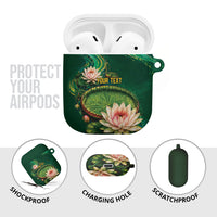 Custom Women’s Cricket Guyana Floral Series AirPods Case Victoria Amazonica Giant Water Lily