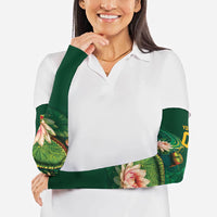 Custom Women’s Cricket Guyana Floral Series Arm Sleeves Victoria Amazonica Giant Water Lily